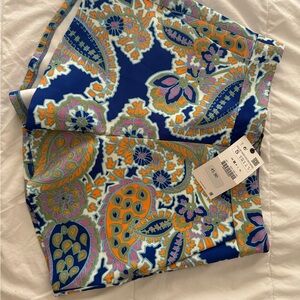 Zara Colorful Paisley high waisted Shorts